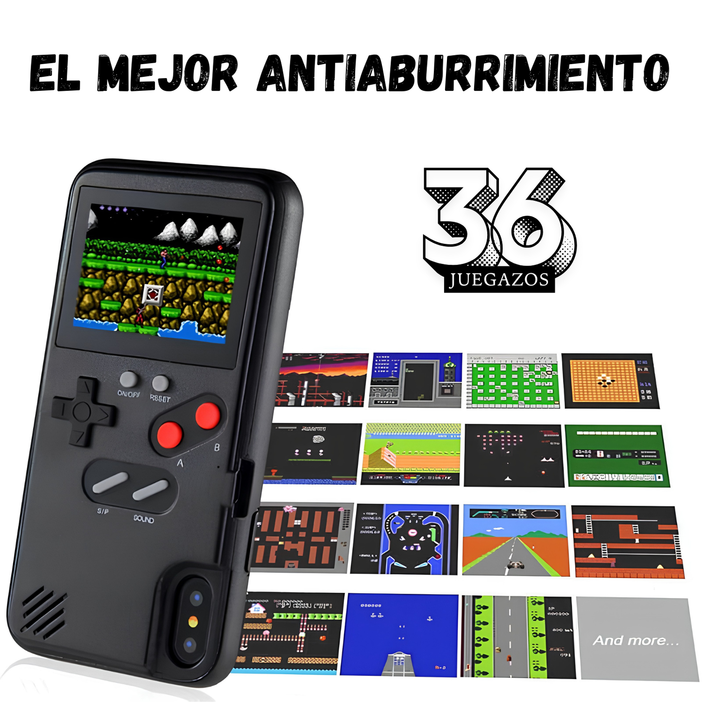 Funda con 36 Juegos de Gameboy